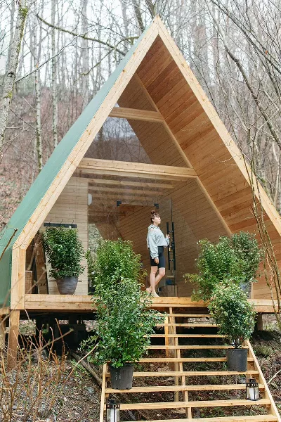 Отделка фасада деревянной вагонкой