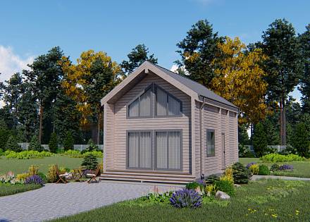 Проект дома из бруса "Александрия"