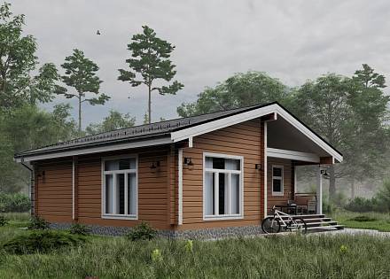 Компактный дом в классическом стиле "Еловый"