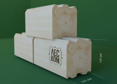 Профилированный брус 145х145 мм