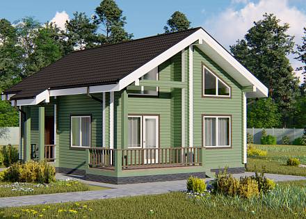 Проект дома из бруса «Абалак»